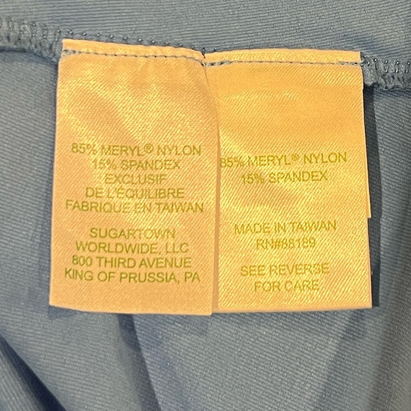 Lilly Pulitzer luxletic blue razor back tank top size Medium - Picture 5 of 6